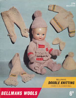 Delightful vintage pattern little boy doll 11", 13" and 15"