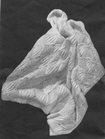 shawl knitting pattern JS17
