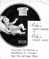 vintage baby knitting pattern 1940sdress